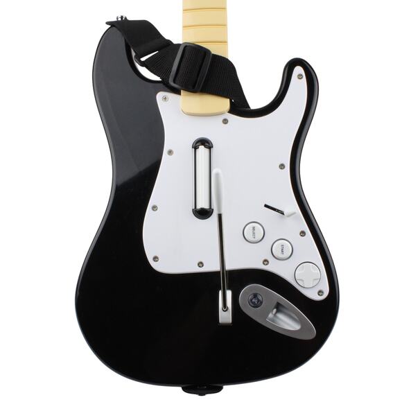 Playstation RockBand Harmonix Fender Stratocaster Guitar Mo. 822151 w/Strap (UT) - Picture 2 of 6
